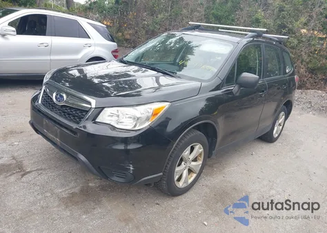 2016 Subaru Forester 2.5I из США, поврежденный, VIN JF2SJABC0GH438632